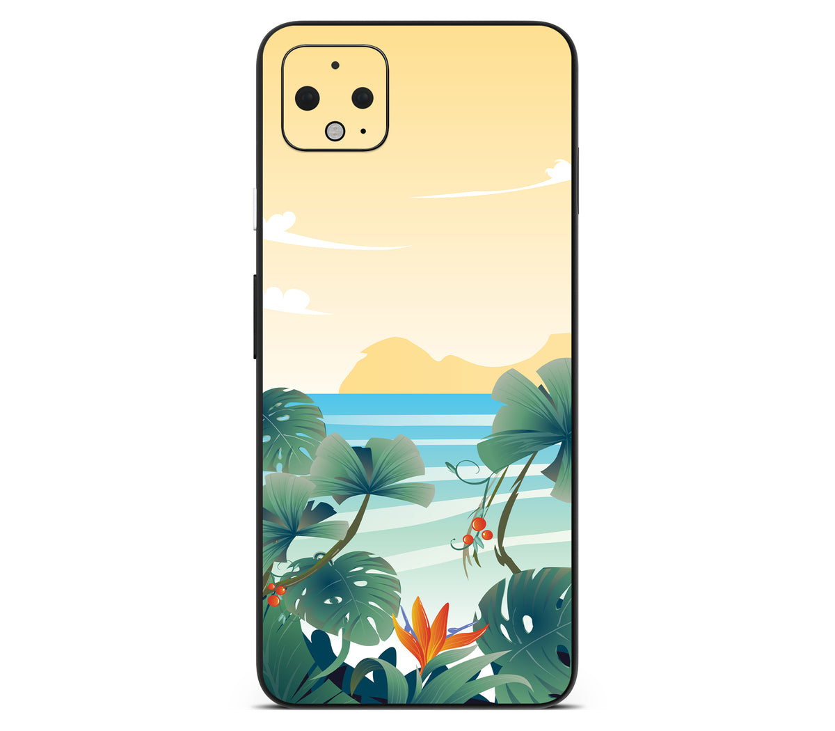 Google Pixel 4 XL skin, Sizzle Bay, back skin