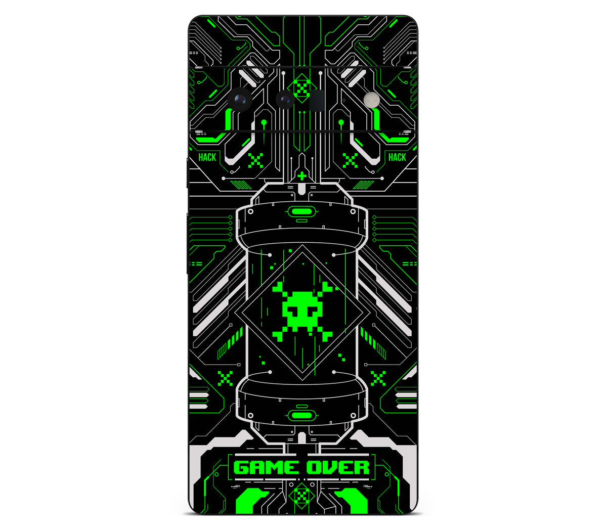 Google Pixel 6 Pro skin, Fatal Error (Acid), back skin