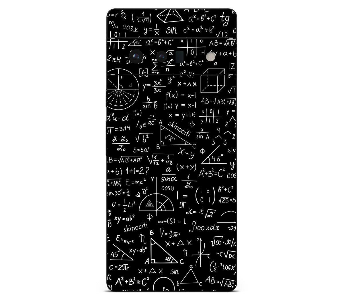 Google Pixel 6 Pro skin, Math Madness, back skin
