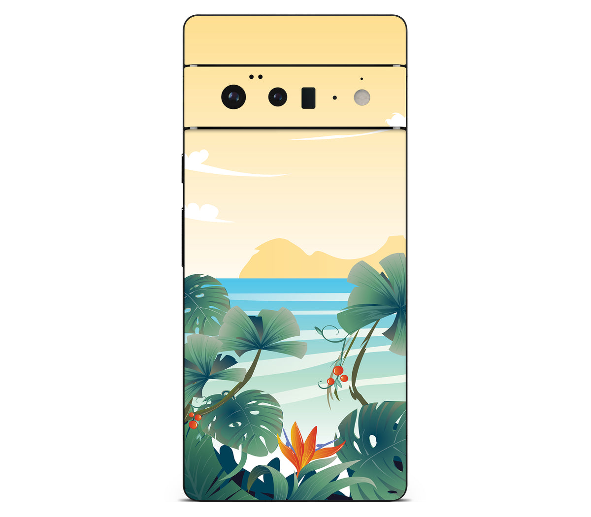 Google Pixel 6 Pro skin, Sizzle Bay, back skin