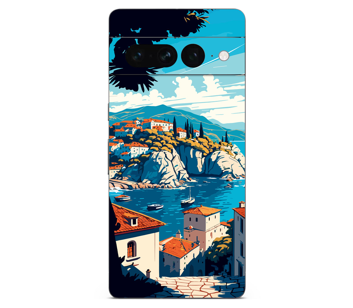 Google Pixel 7 Pro skin, Coastal Clouds, back skin