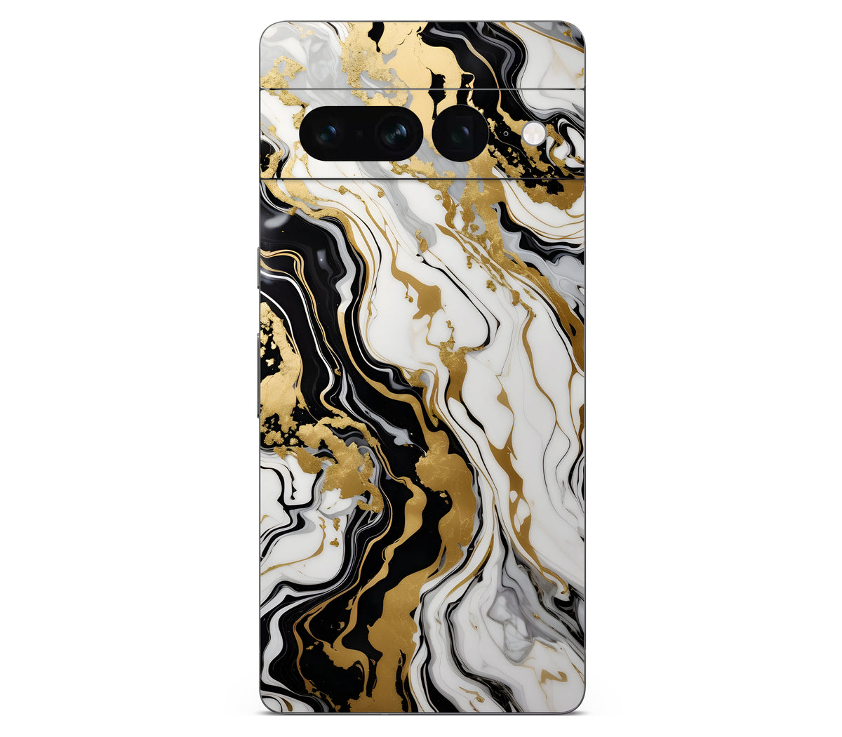 Google Pixel 7 Pro skin, Gold Flare, back skin