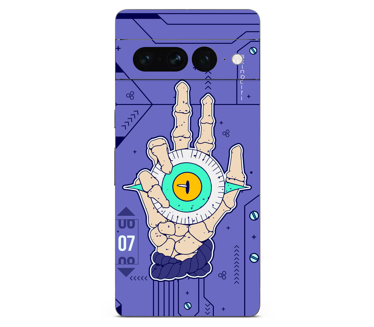 Google Pixel 7 Pro skin, Hypnotic, back skin