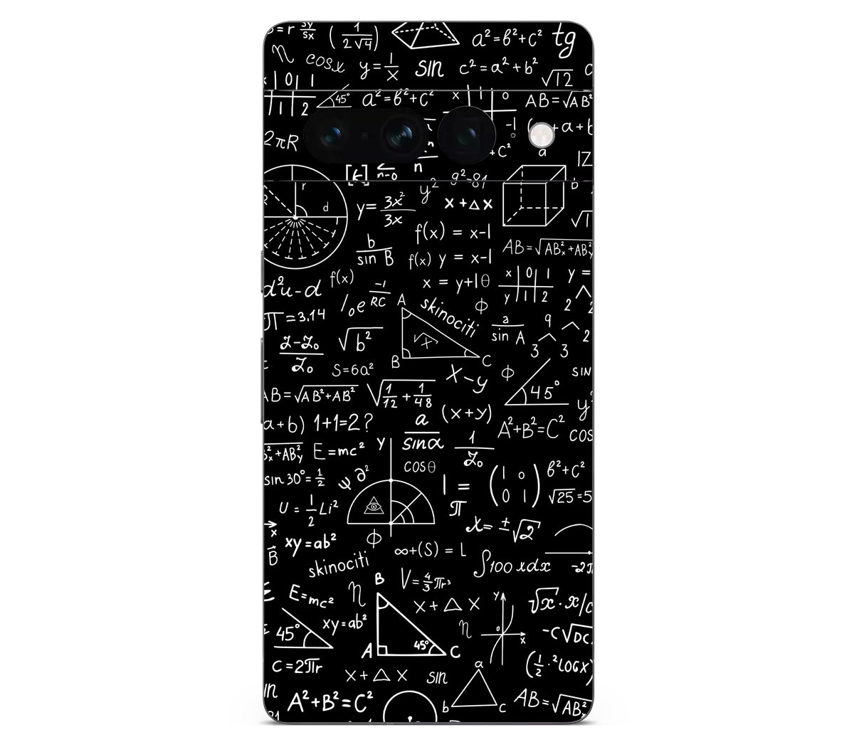 Google Pixel 7 Pro skin, Math Madness, back skin