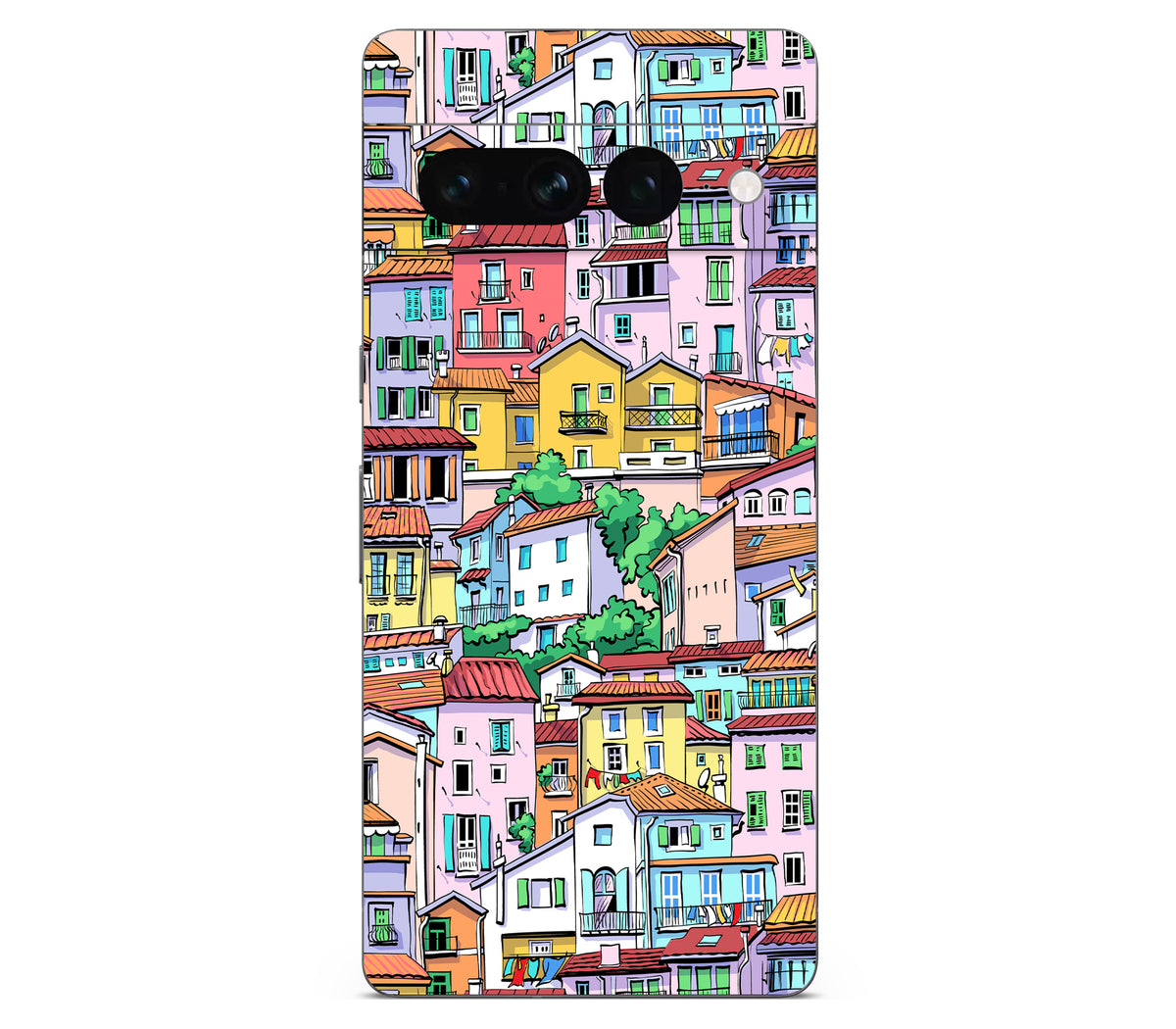 Google Pixel 7 Pro skin, Menton Mosaic, back skin
