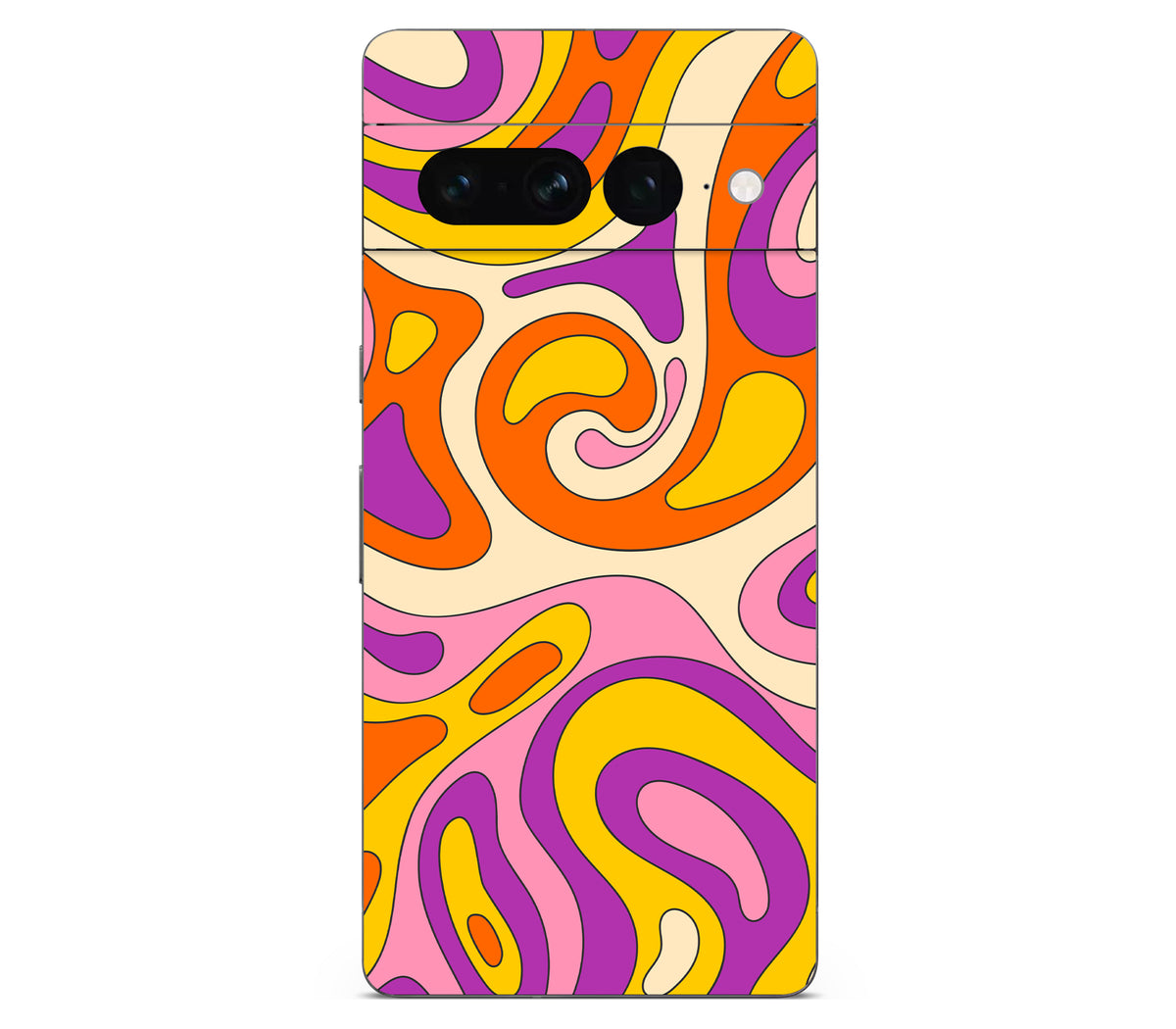 Google Pixel 7 Pro skin, Psycho Vortex, back skin
