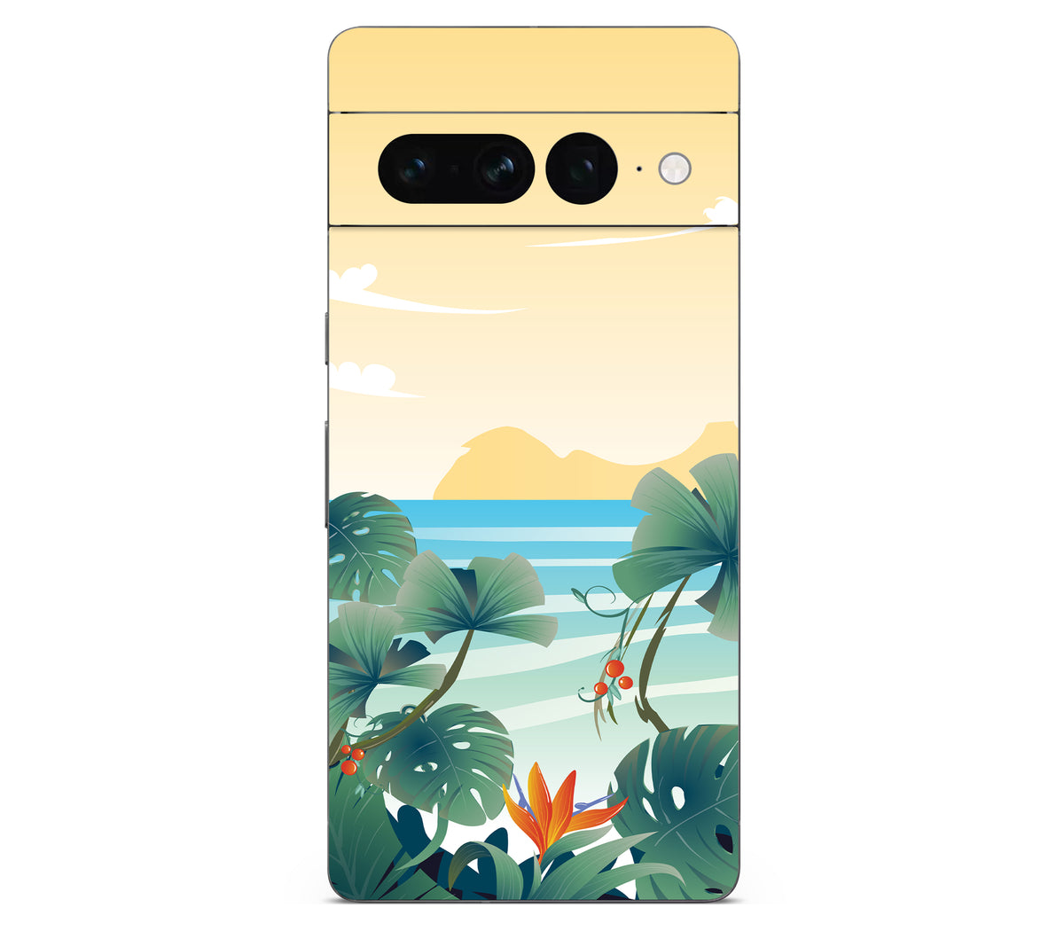 Google Pixel 7 Pro skin, Sizzle Bay, back skin