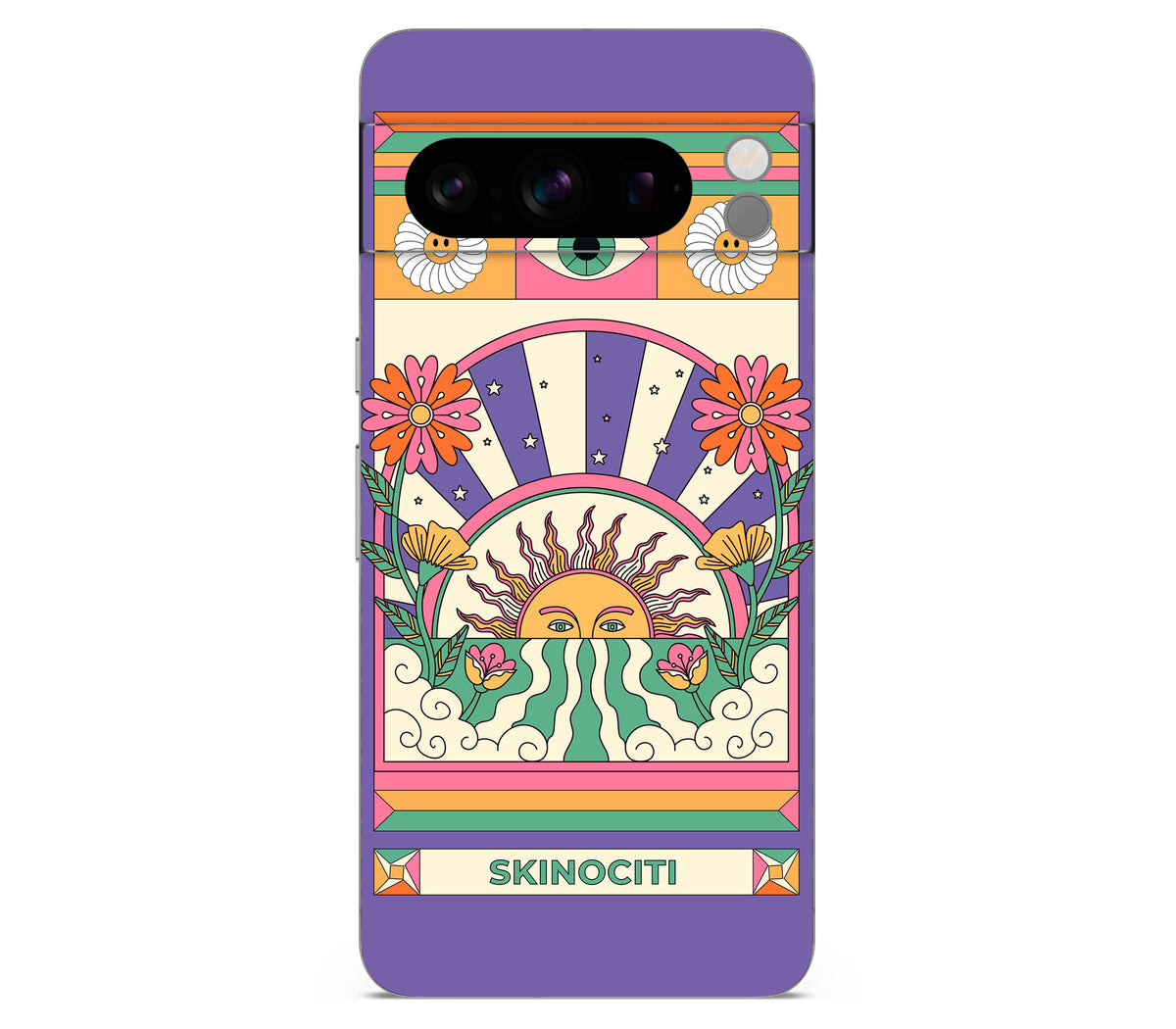 Google Pixel 8 Pro skin, Acidic Glare, back skin