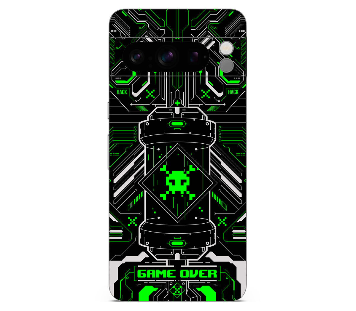 Google Pixel 8 Pro skin, Fatal Error (Acid), back skin