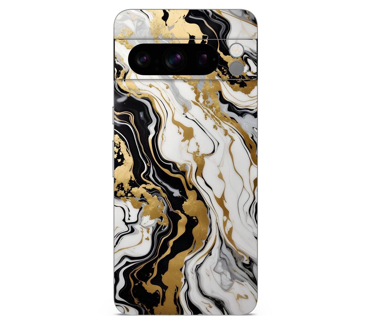 Google Pixel 8 Pro skin, Gold Flare, back skin