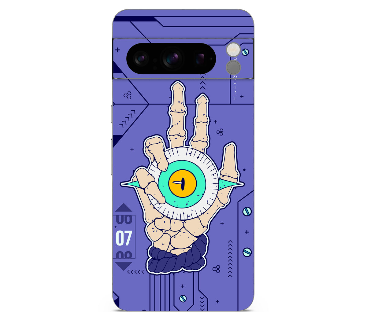 Google Pixel 8 Pro skin, Hypnotic, back skin