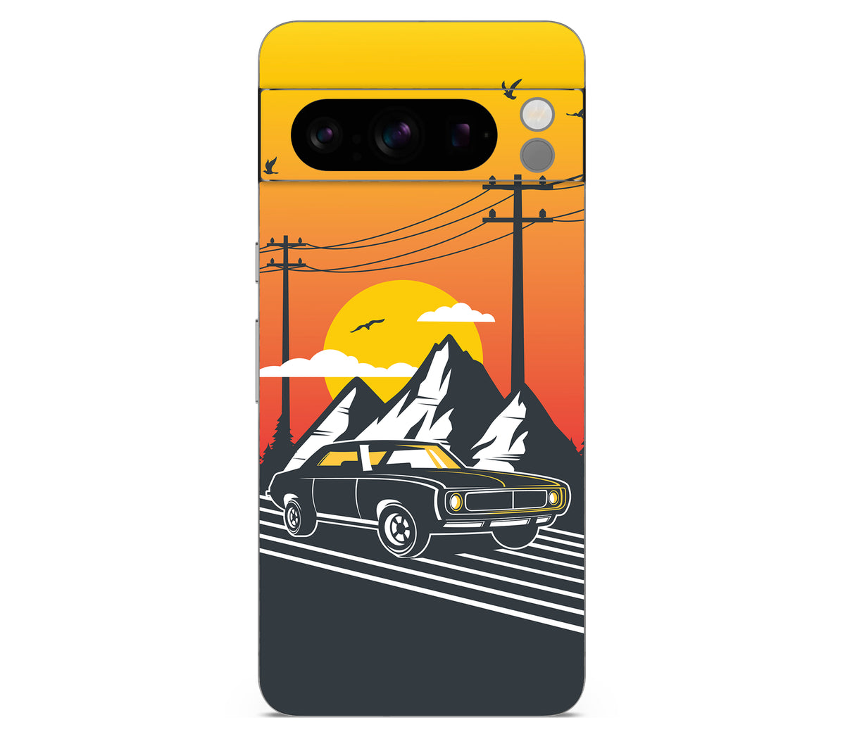 Google Pixel 8 Pro skin, Last Ride, back skin