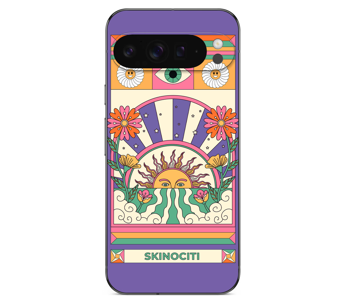 Google Pixel 9 Pro XL skin, Acidic Glare, back skin