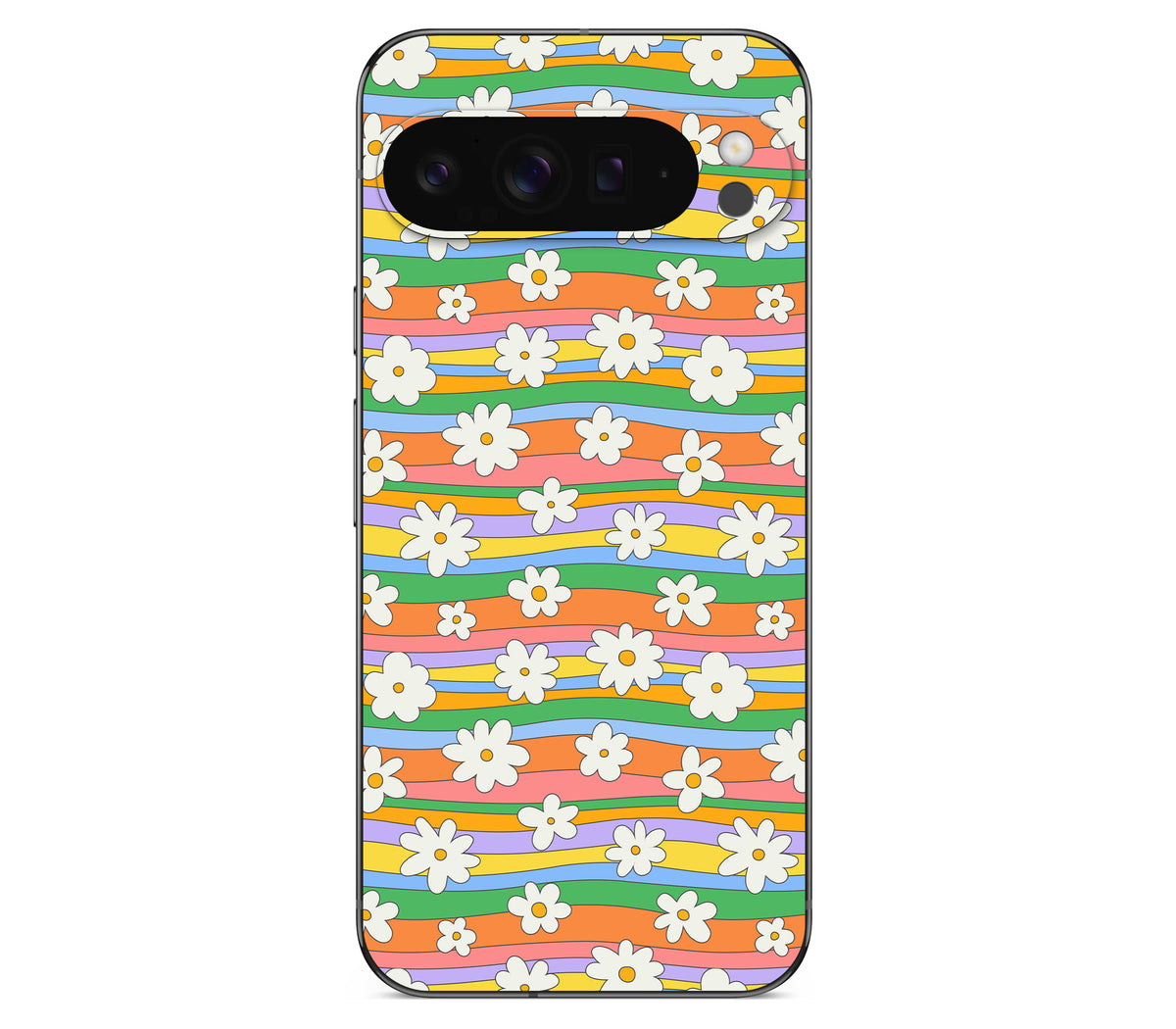 Google Pixel 9 Pro XL skin, Daisy Drift, back skin