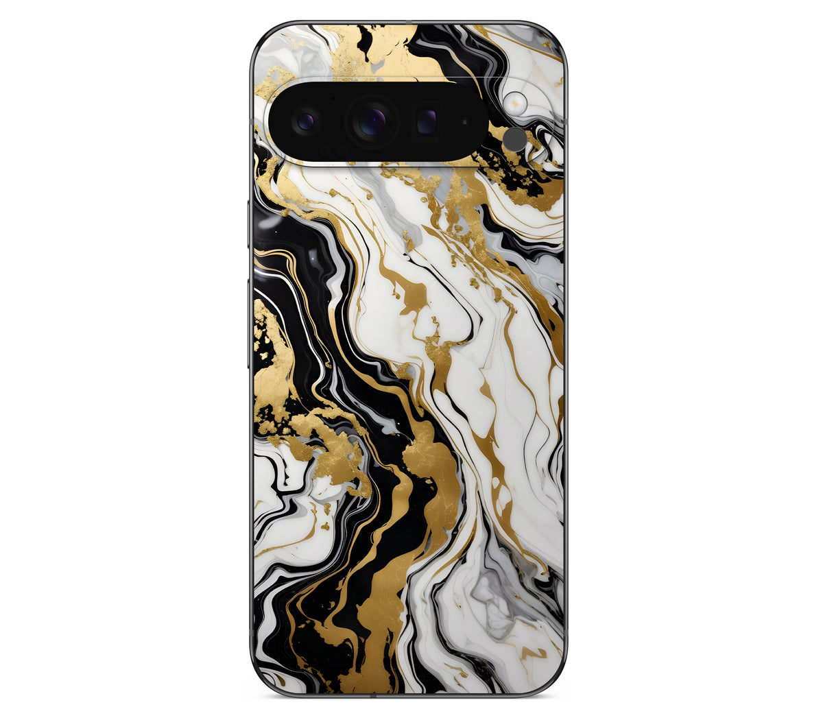 Google Pixel 9 Pro XL skin, Gold Flare, back skin