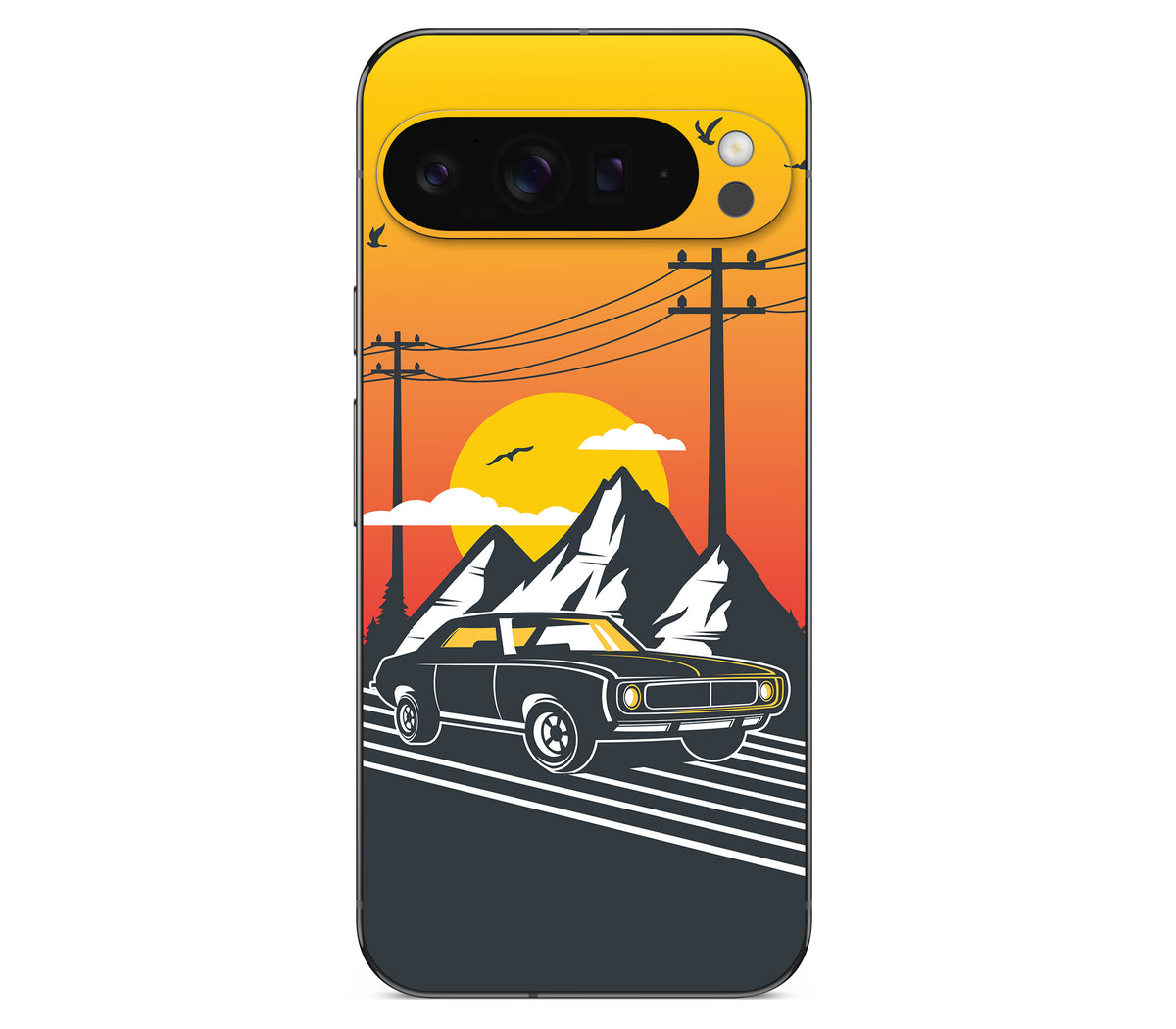 Google Pixel 9 Pro XL skin, Last Ride, back skin
