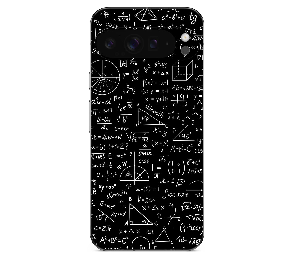 Google Pixel 9 Pro XL skin, Math Madness, back skin