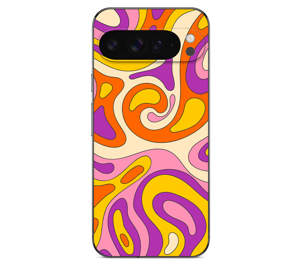 Google Pixel 9 Pro XL skin, Psycho Vortex, back skin