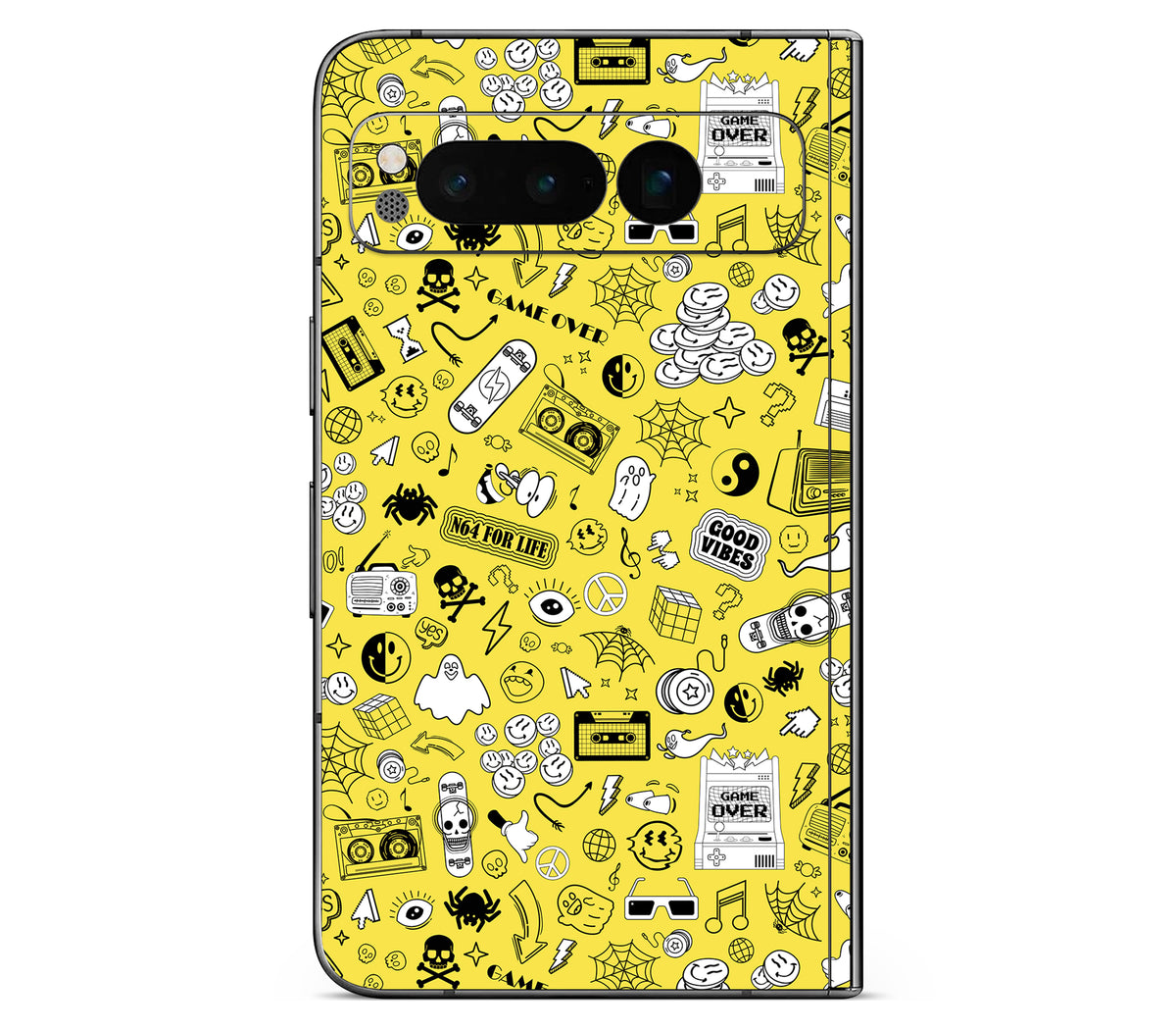 Google Pixel Fold skin, 90’s Nostalgia, back skin