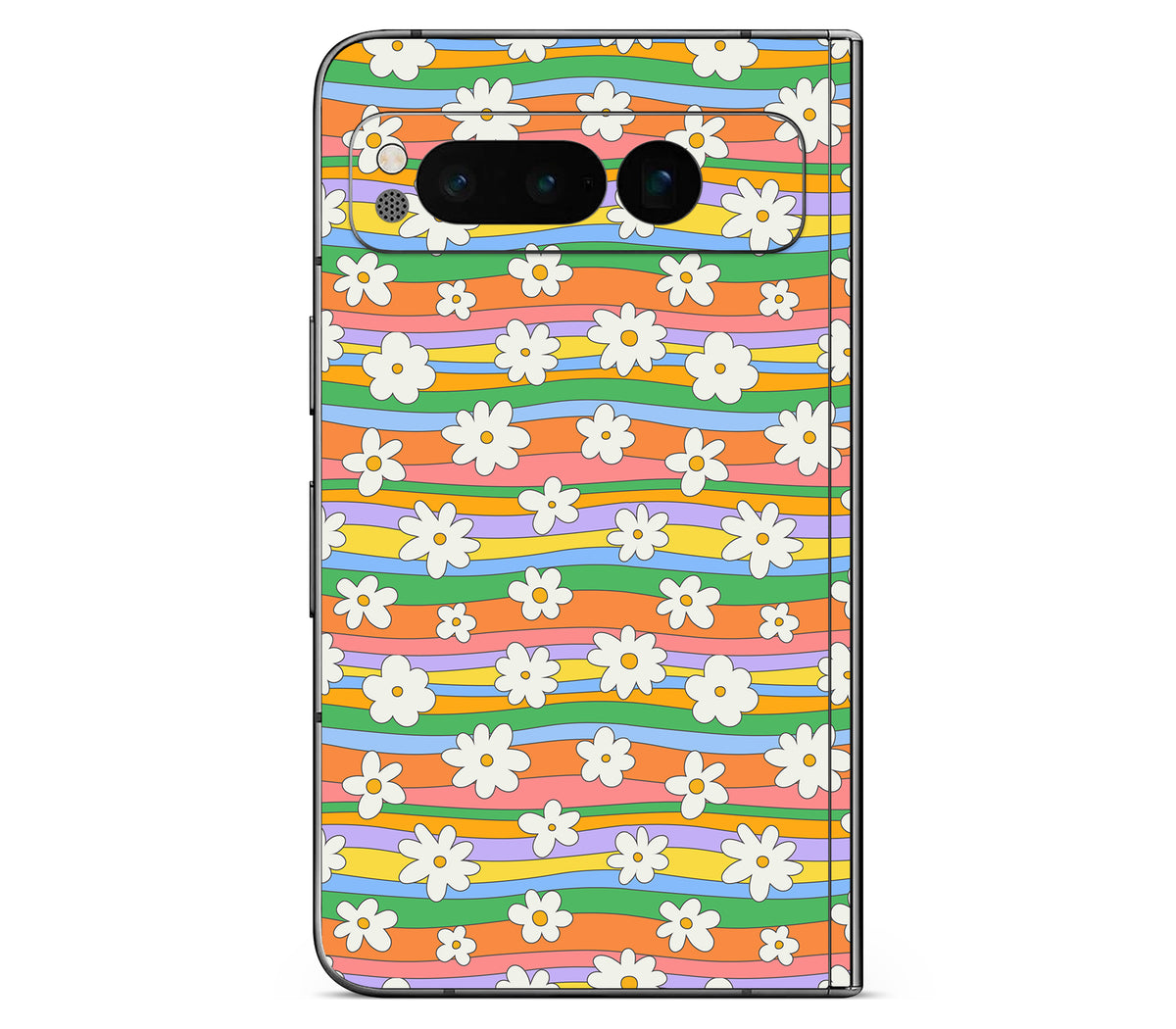 Google Pixel Fold skin, Daisy Drift, back skin