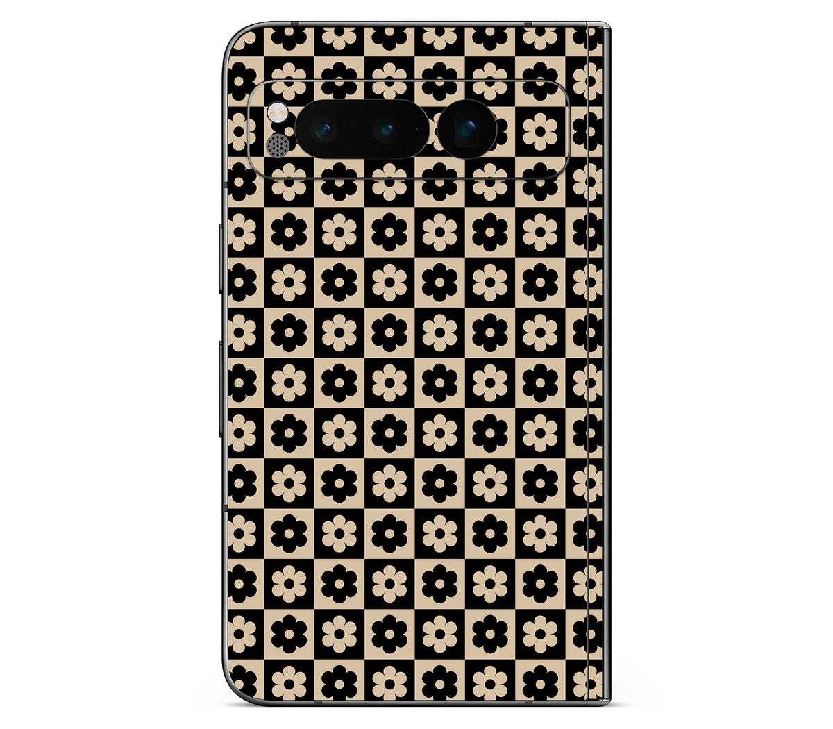 Google Pixel Fold skin, Floral Grid, back skin