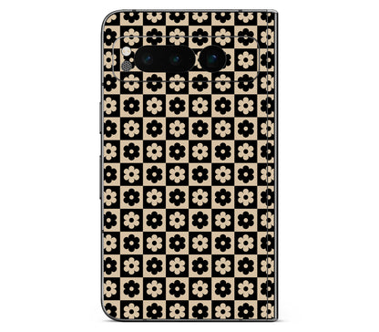 Google Pixel Fold Floral Grid