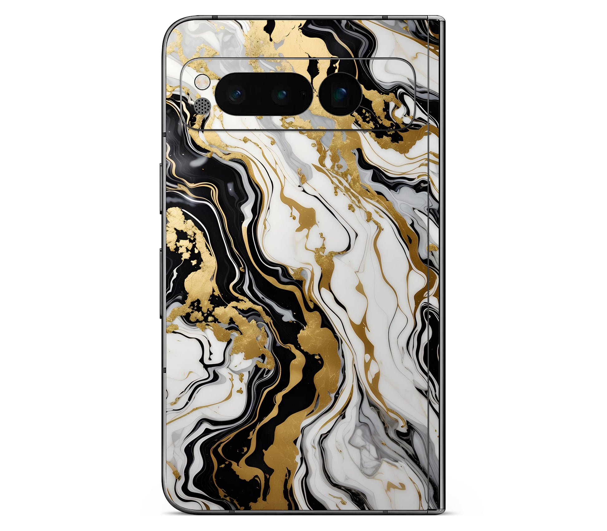 Google Pixel Fold Gold Flare