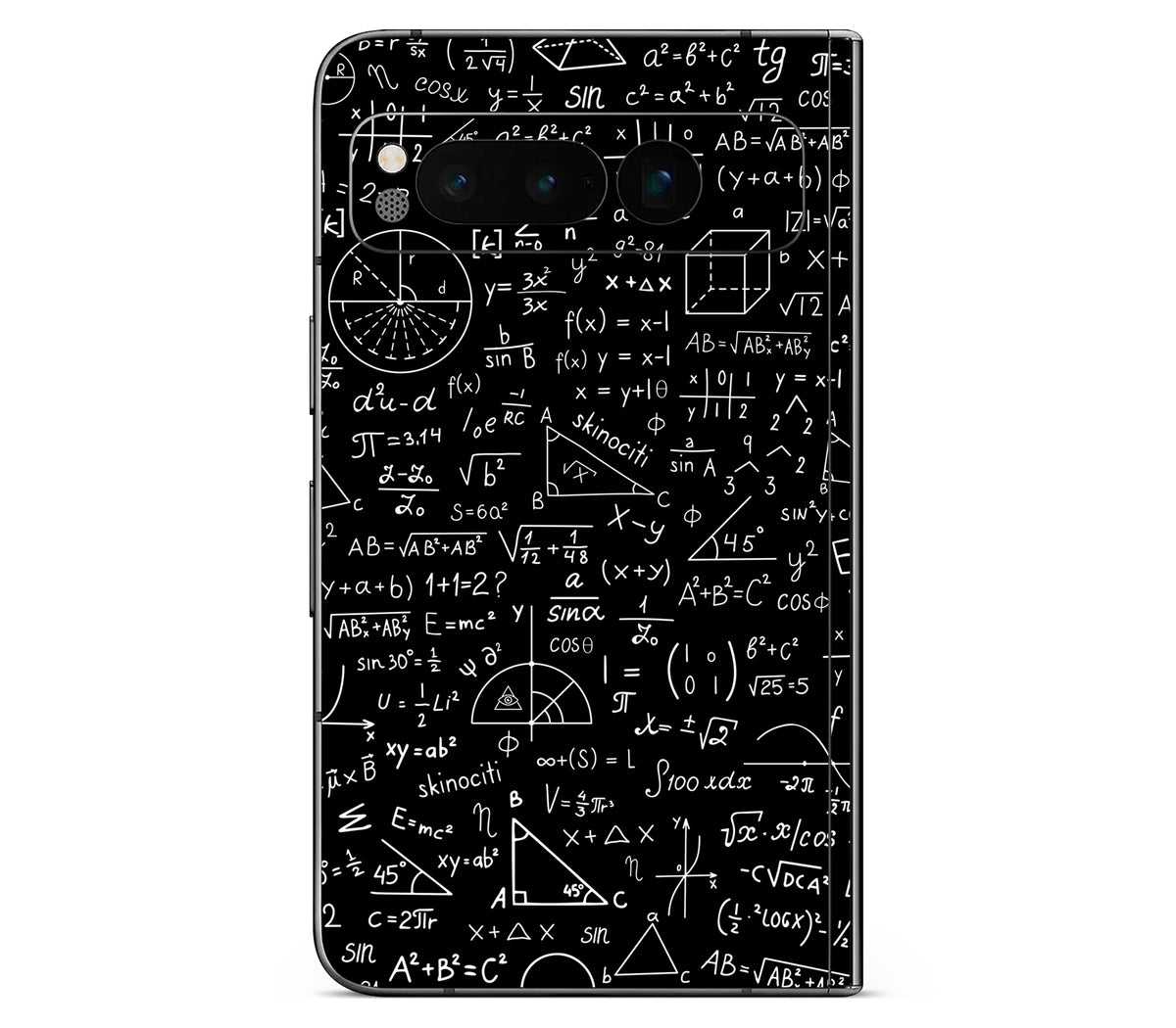 Google Pixel Fold skin, Math Madness, back skin