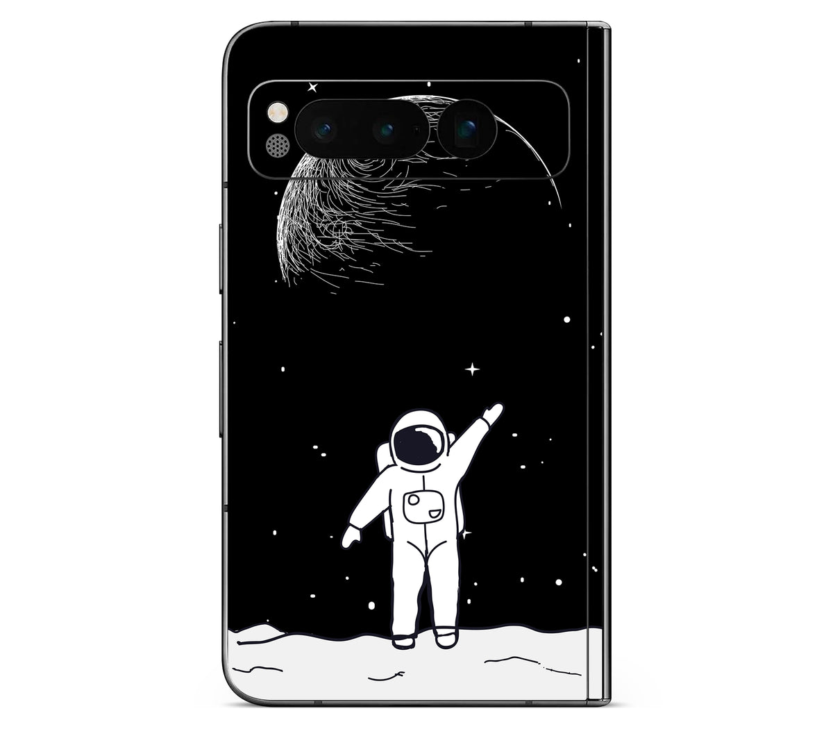 Google Pixel Fold skin, Moonwave, back skin