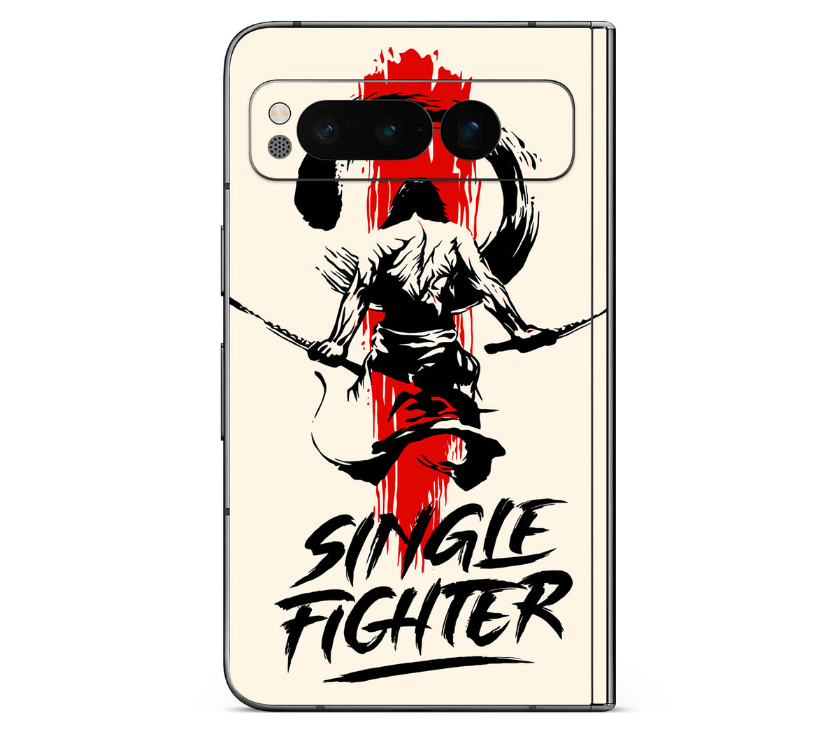 Google Pixel Fold skin, Samurai, back skin