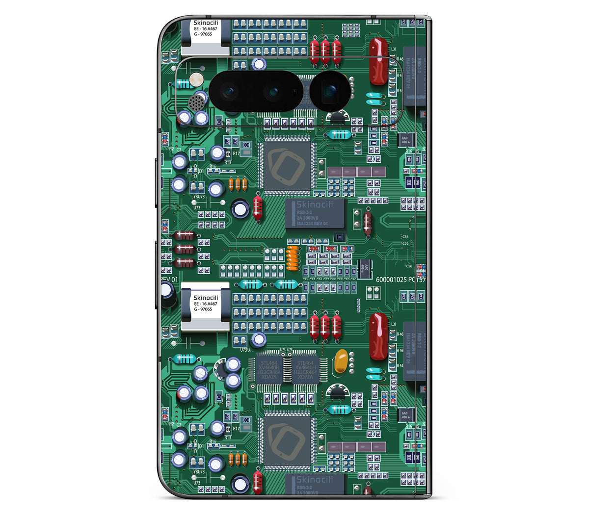 Google Pixel Fold skin, Terminal, back skin