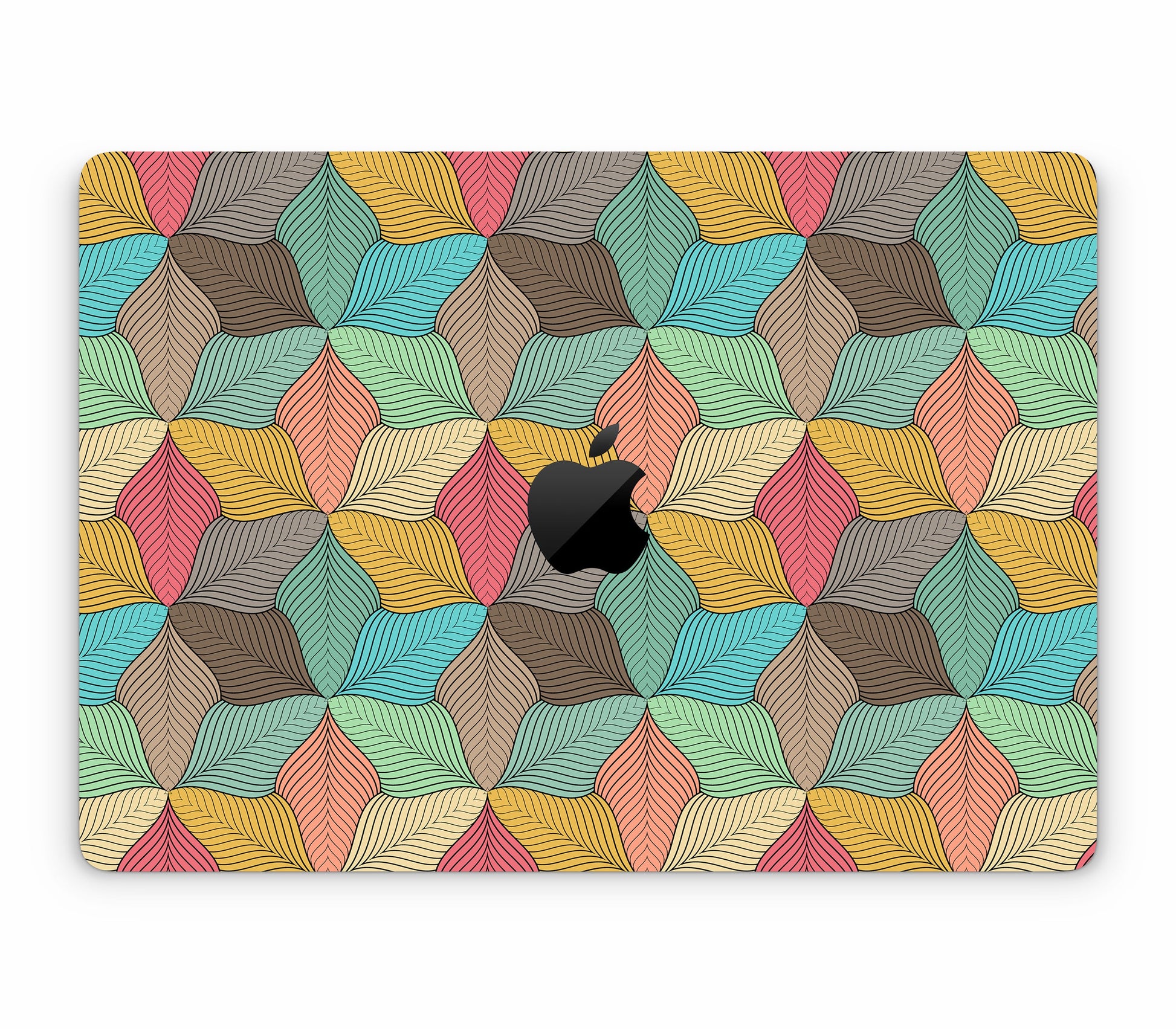 MacBook Air 13" (2025, M4) skin, Blossom, top skin with logo cutout