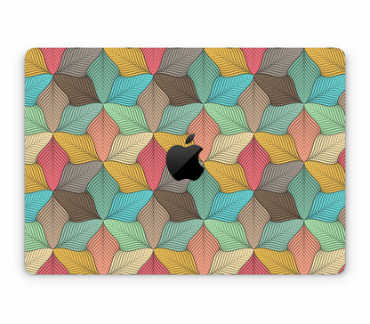 MacBook Air 13" (2025, M4) skin, Blossom, top skin with logo cutout