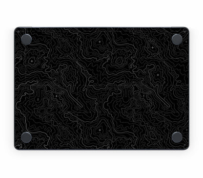 MacBook Air 13" (2025, M4) skin, Lockdown (Blackout), bottom skin