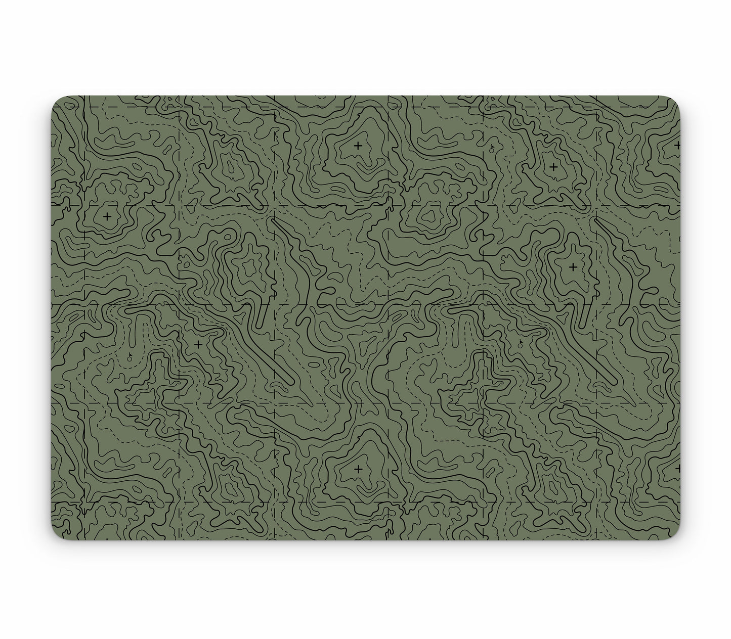 MacBook Air 13" (2025, M4) skin, Lockdown (Deathline), top skin without logo cutout