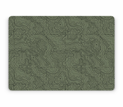 MacBook Air 13" (2025, M4) skin, Lockdown (Deathline), top skin without logo cutout