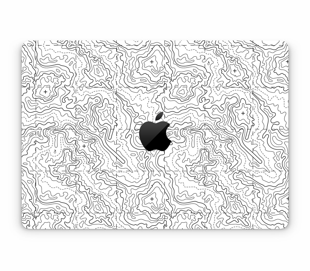 MacBook Air 13" (2025, M4) skin, Lockdown (Endgame), top skin with logo cutout