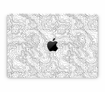 MacBook Air 13" (2025, M4) skin, Lockdown (Endgame), top skin with logo cutout