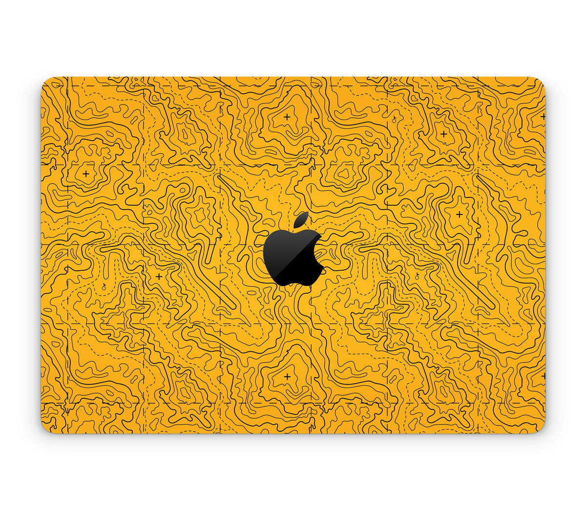MacBook Air 13" (2025, M4) skin, Lockdown (No Return), top skin with logo cutout