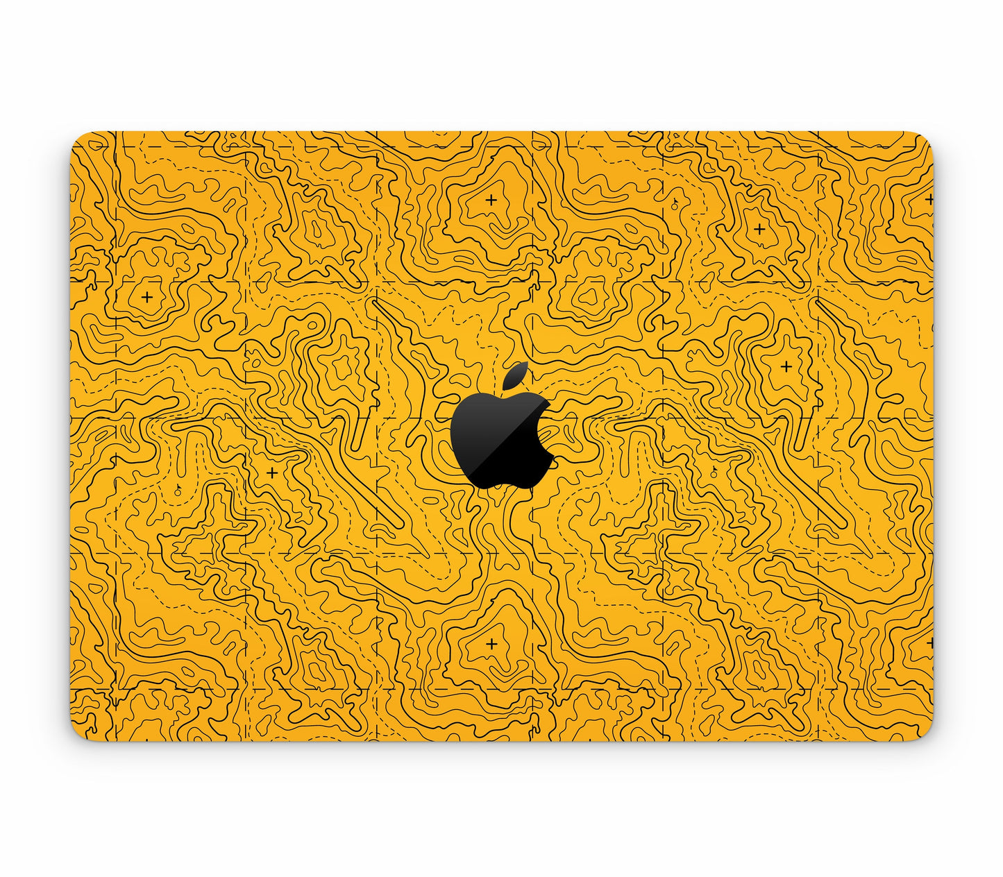 MacBook Air 13" (2025, M4) skin, Lockdown (No Return), top skin with logo cutout