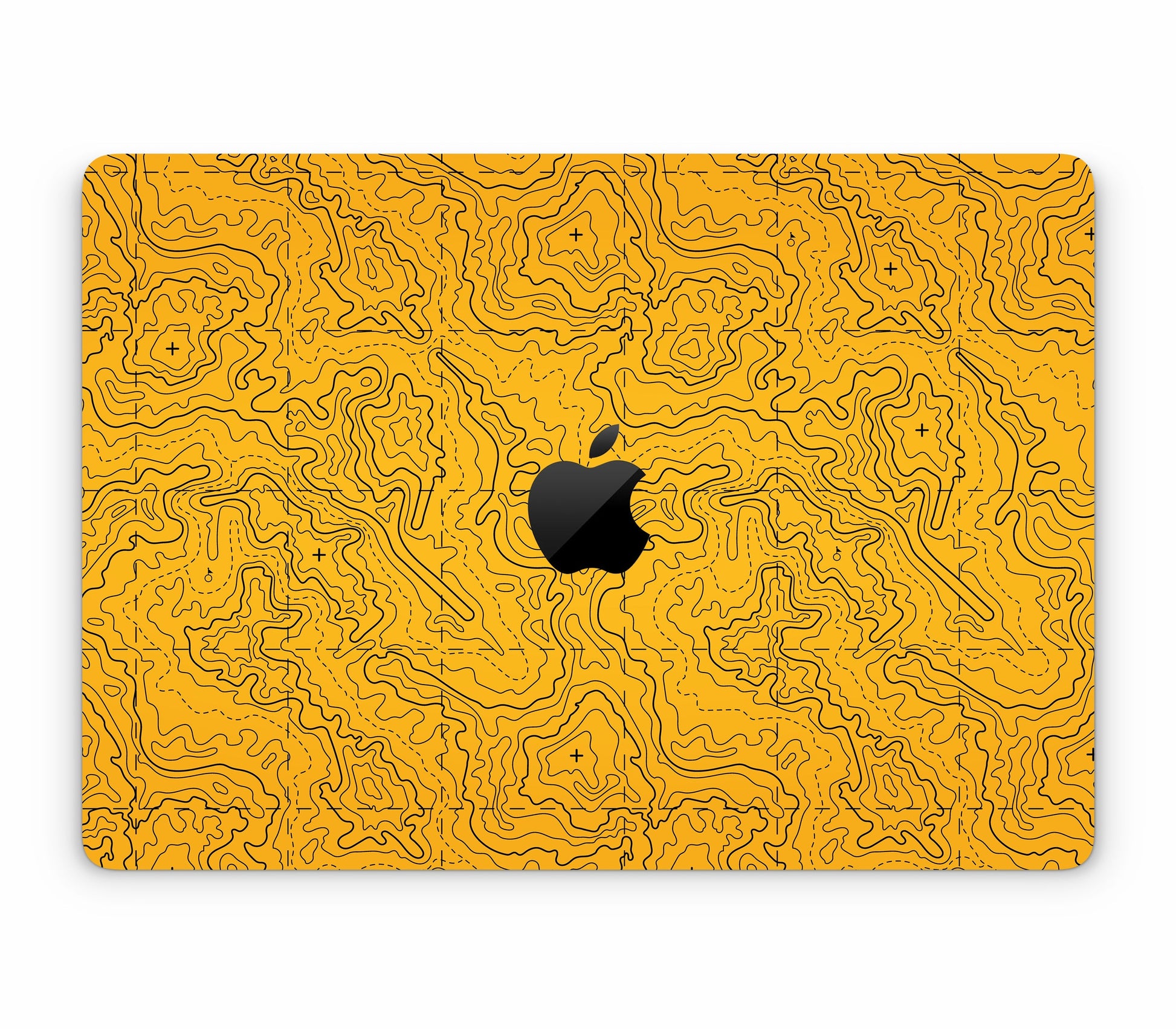 MacBook Air 13" (2025, M4) skin, Lockdown (No Return), top skin with logo cutout
