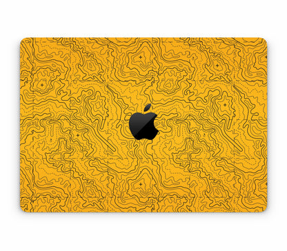 MacBook Air 13" (2025, M4) skin, Lockdown (No Return), top skin with logo cutout