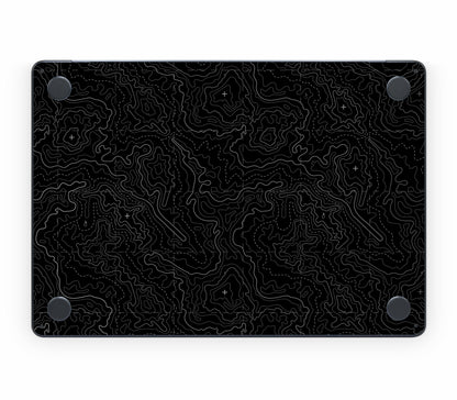 MacBook Air 15" (2024, M3) skin, Lockdown (Blackout), bottom skin