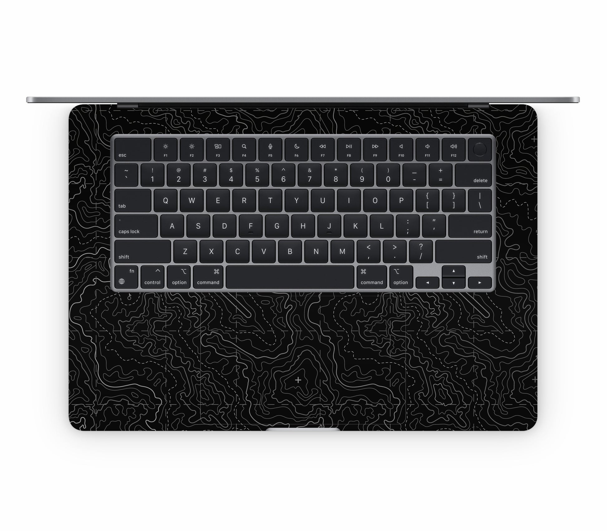 MacBook Air 15" (2025, M4) skin, Lockdown (Blackout), inside skin