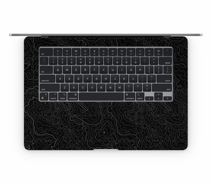 MacBook Air 15" (2024, M3) skin, Lockdown (Blackout), inside skin