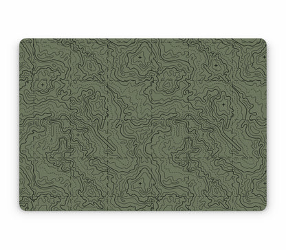MacBook Air 15" (2025, M4) skin, Lockdown (Deathline), top skin without logo cutout