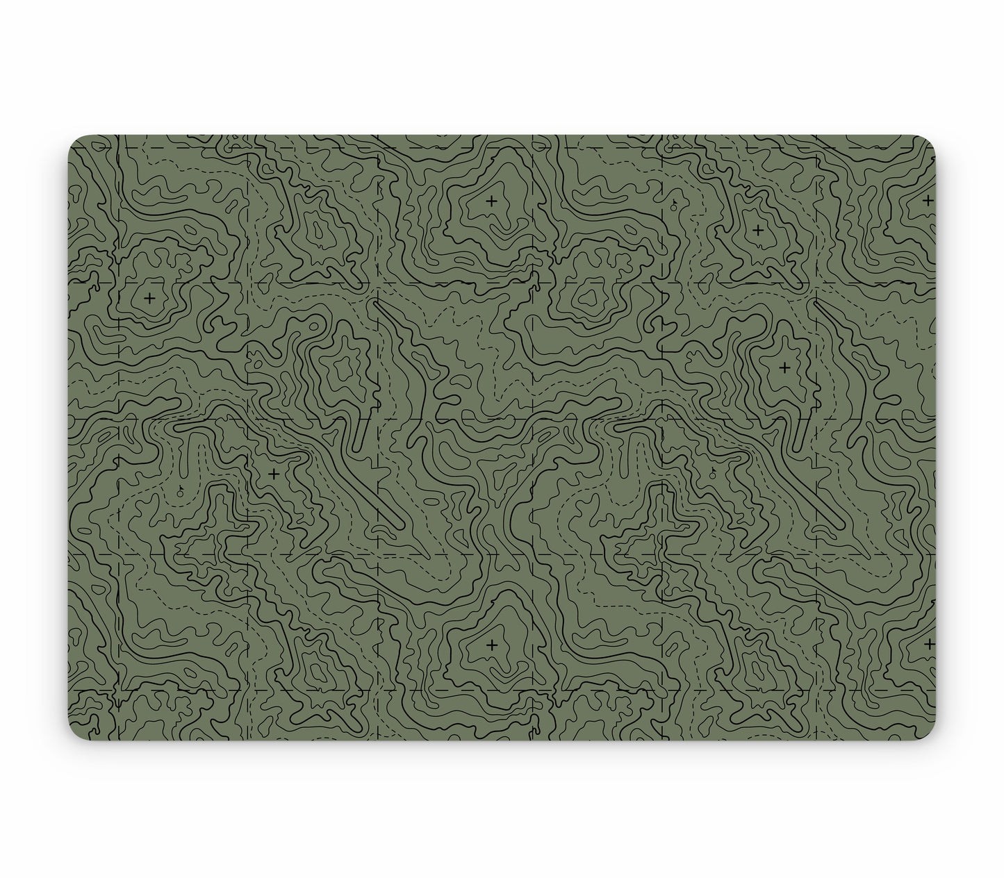 MacBook Air 15" (2024, M3) skin, Lockdown (Deathline), top skin without logo cutout