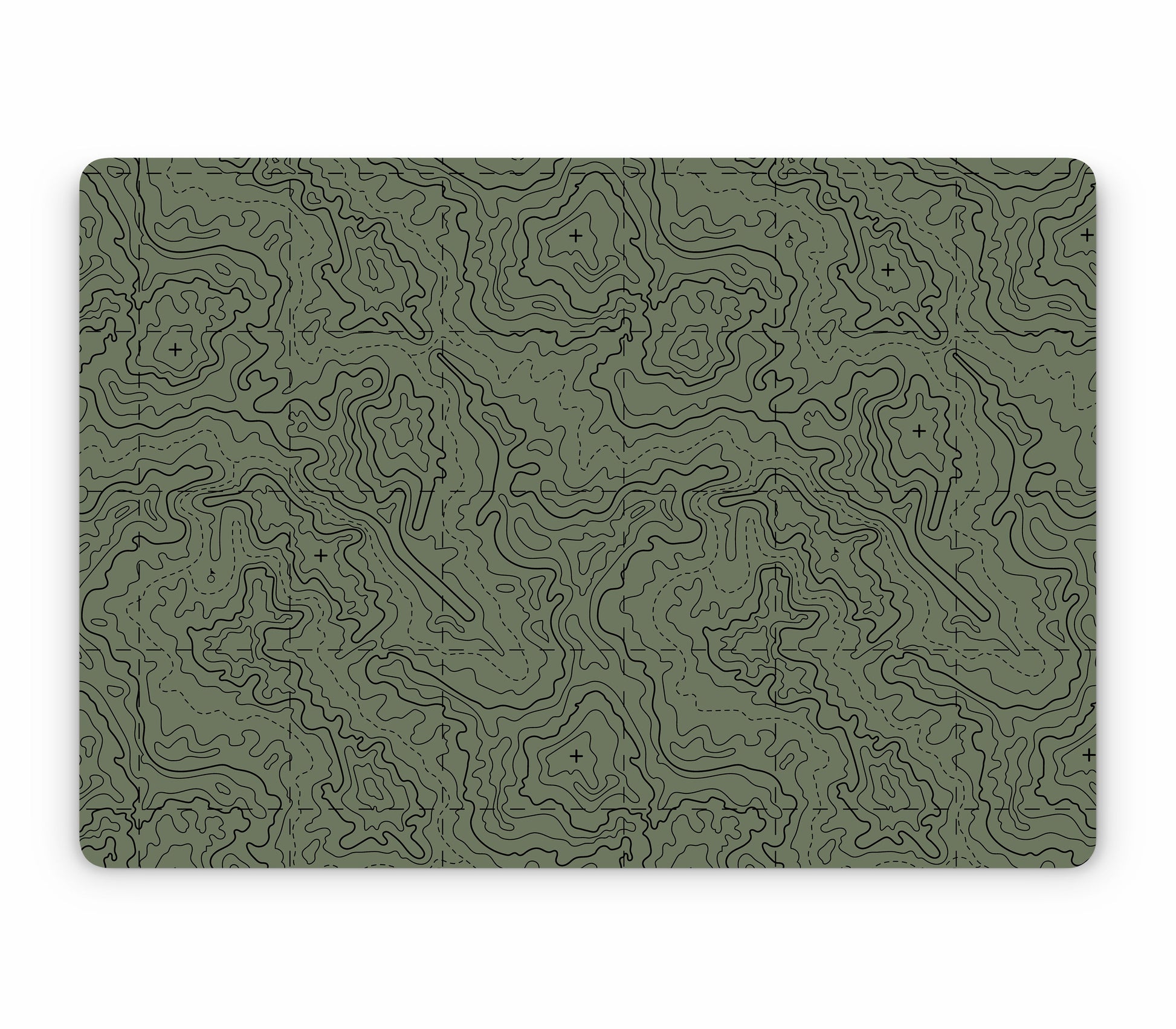 MacBook Air 15" (2024, M3) skin, Lockdown (Deathline), top skin without logo cutout