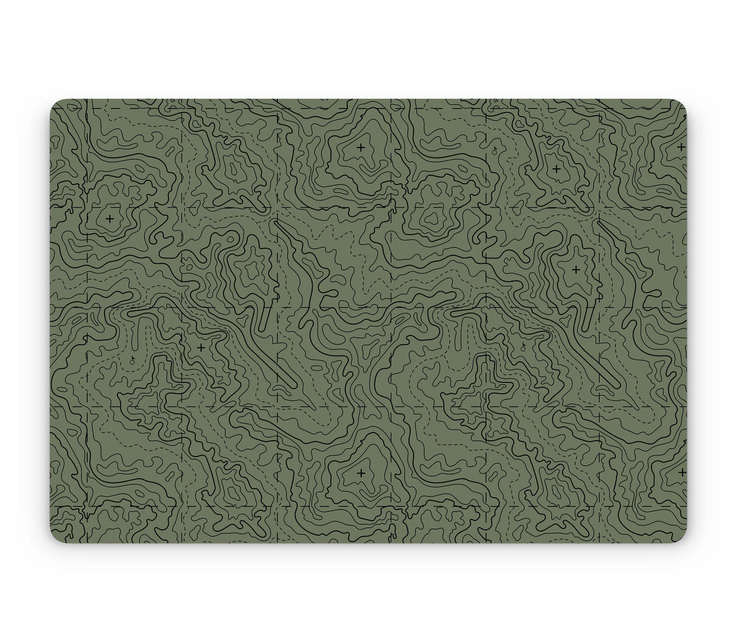 MacBook Air 15" (2025, M4) skin, Lockdown (Deathline), top skin without logo cutout
