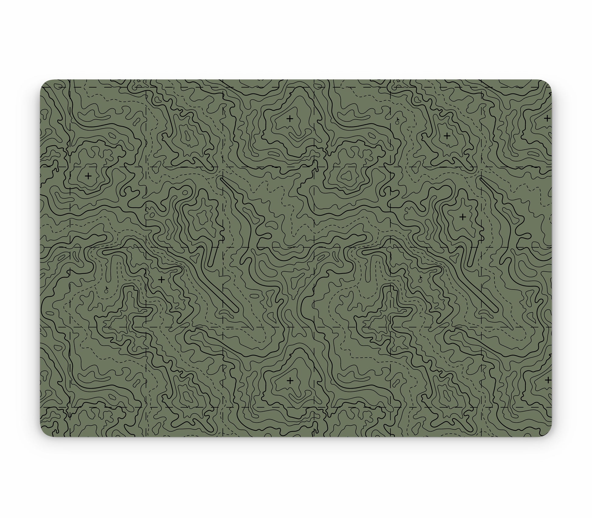 MacBook Air 15" (2025, M4) skin, Lockdown (Deathline), top skin without logo cutout